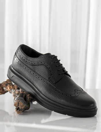 Hakiki Deri Siyah Comfort Günlük Erkek Ayakkabı