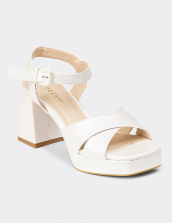 Kadın Sedef Renkli Abiye Ayakkabı